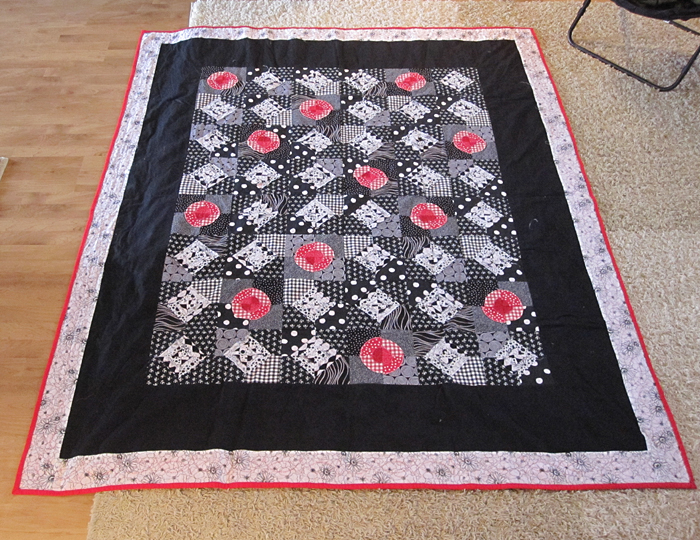 completed quilt